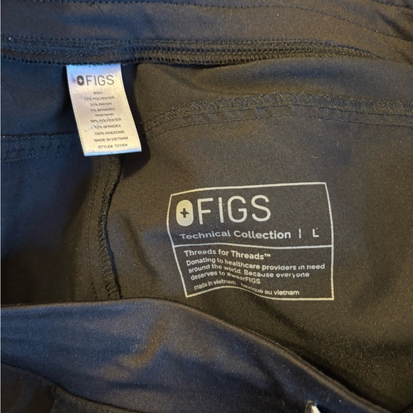 Figs Womens Black Kade Cargo Pants - Picture 2 of 2